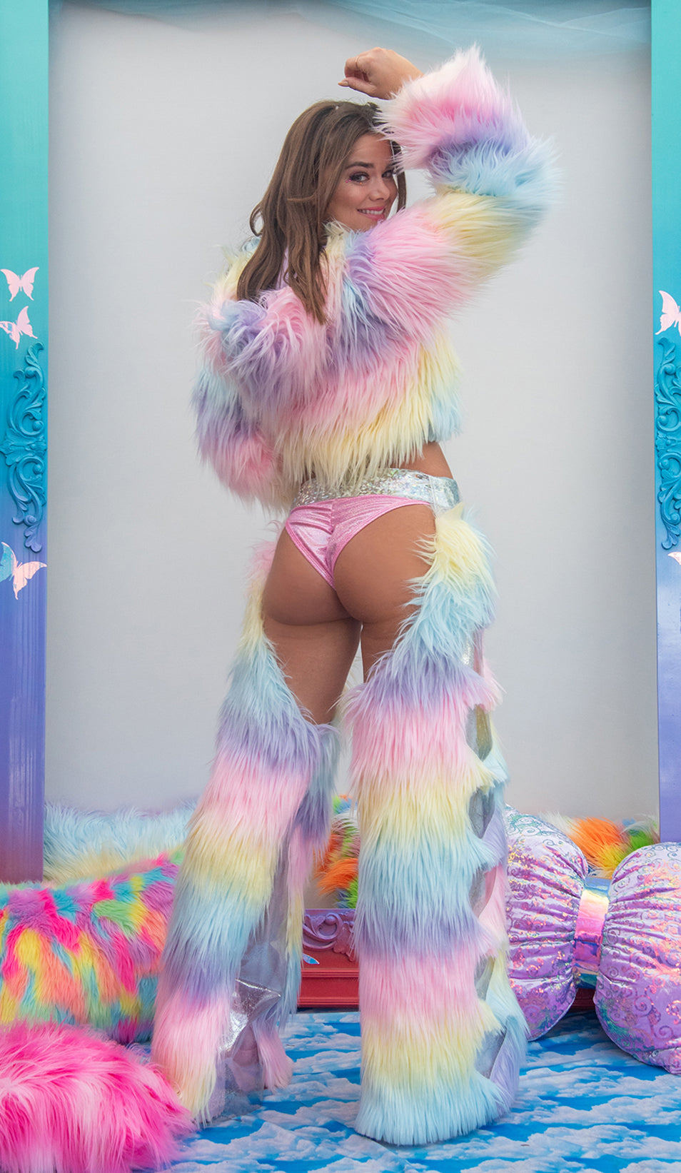 LIGHT-UP CROPPED HOODIE