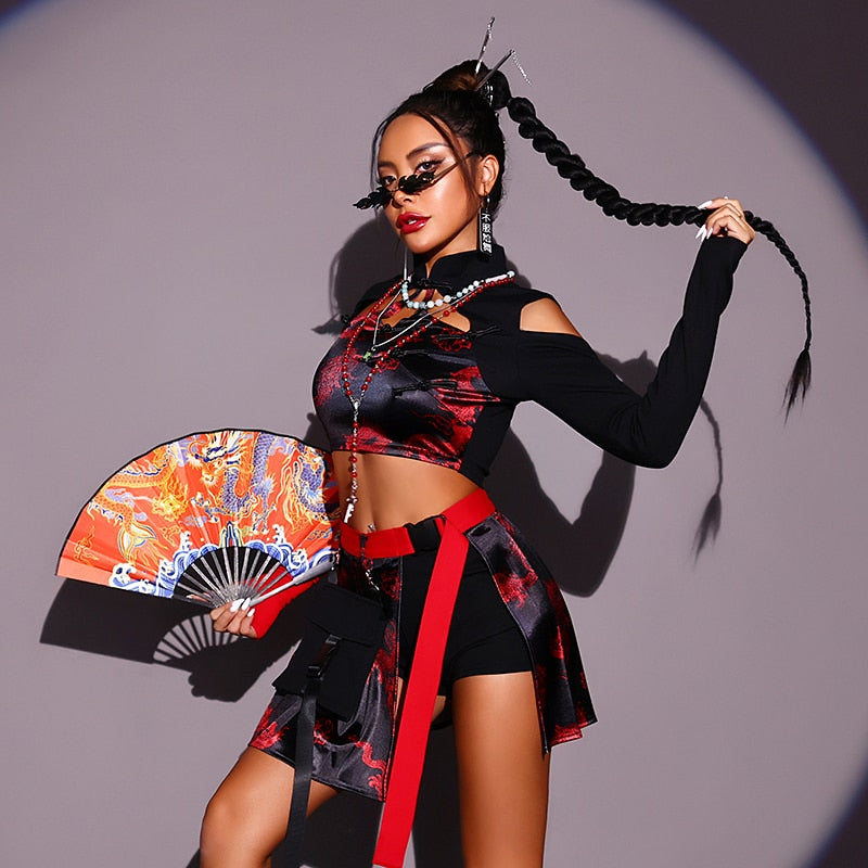 Women Gogo Dancer Costume