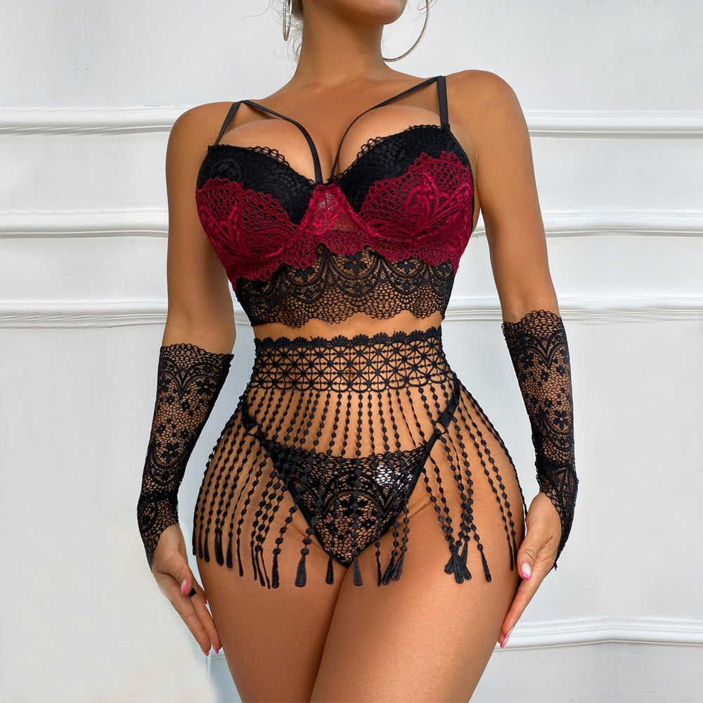 Tassels Sexy Lingerie Set