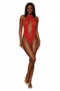 Lipstick Red Teddy - One Size