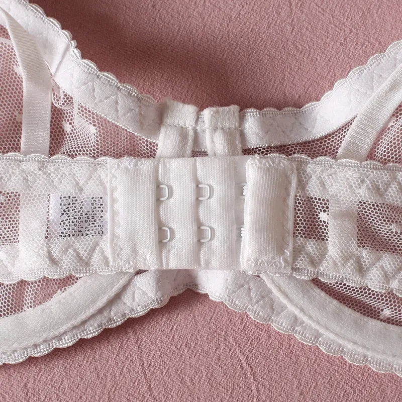 White bridal erotic lingerie set small skirt with steel ring single layer see-through sexy temptation Bride Lingerie Wedding Night Lingerie