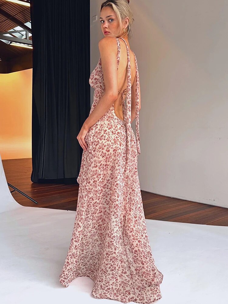 Backless Long Maxi Dress For Women