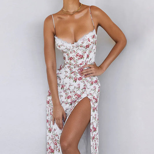 Sleeveless Backless Midi Summer Dress