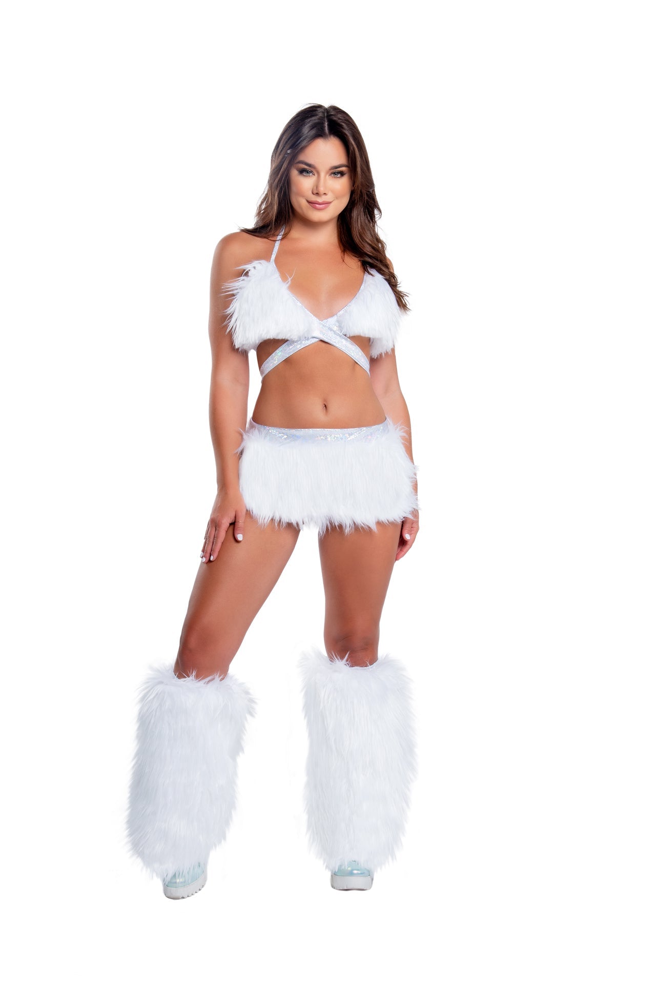 FAUX FUR LIGHT-UP LEGWARMERS - FF429