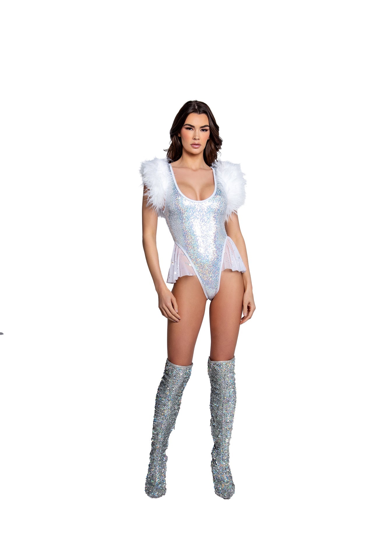 FAUX FUR SHOULDER POOFS - FR160