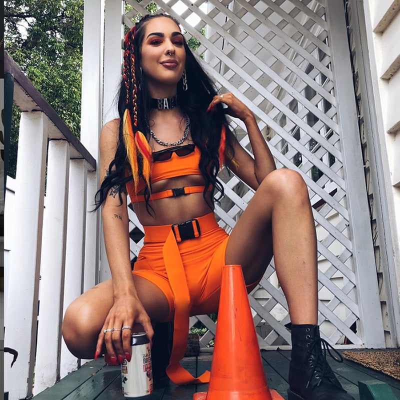 Summer Women Two Piece Set Short
