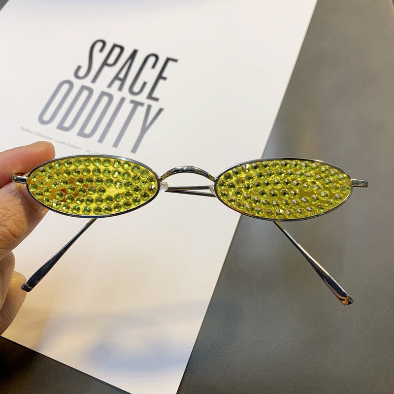 Small Frame Cat Eye Diamond Sunglass