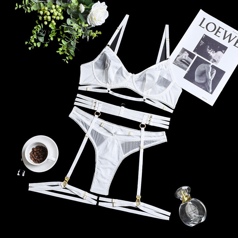 Sensual Transparent Bra And Panty Set