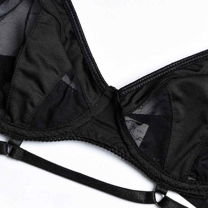 Sensual Transparent Bra And Panty Set